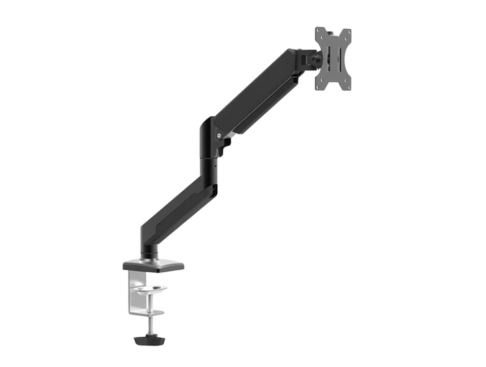 Single Monitor Arm | Gas Spring Mechanism | 10-32 Screen Monitor Mount